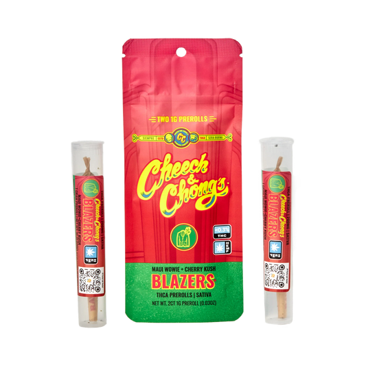 Cheech & Chong's | THCa Pre Rolls [2ct] | Maui Wowie + Cherry Kush : SATIVA