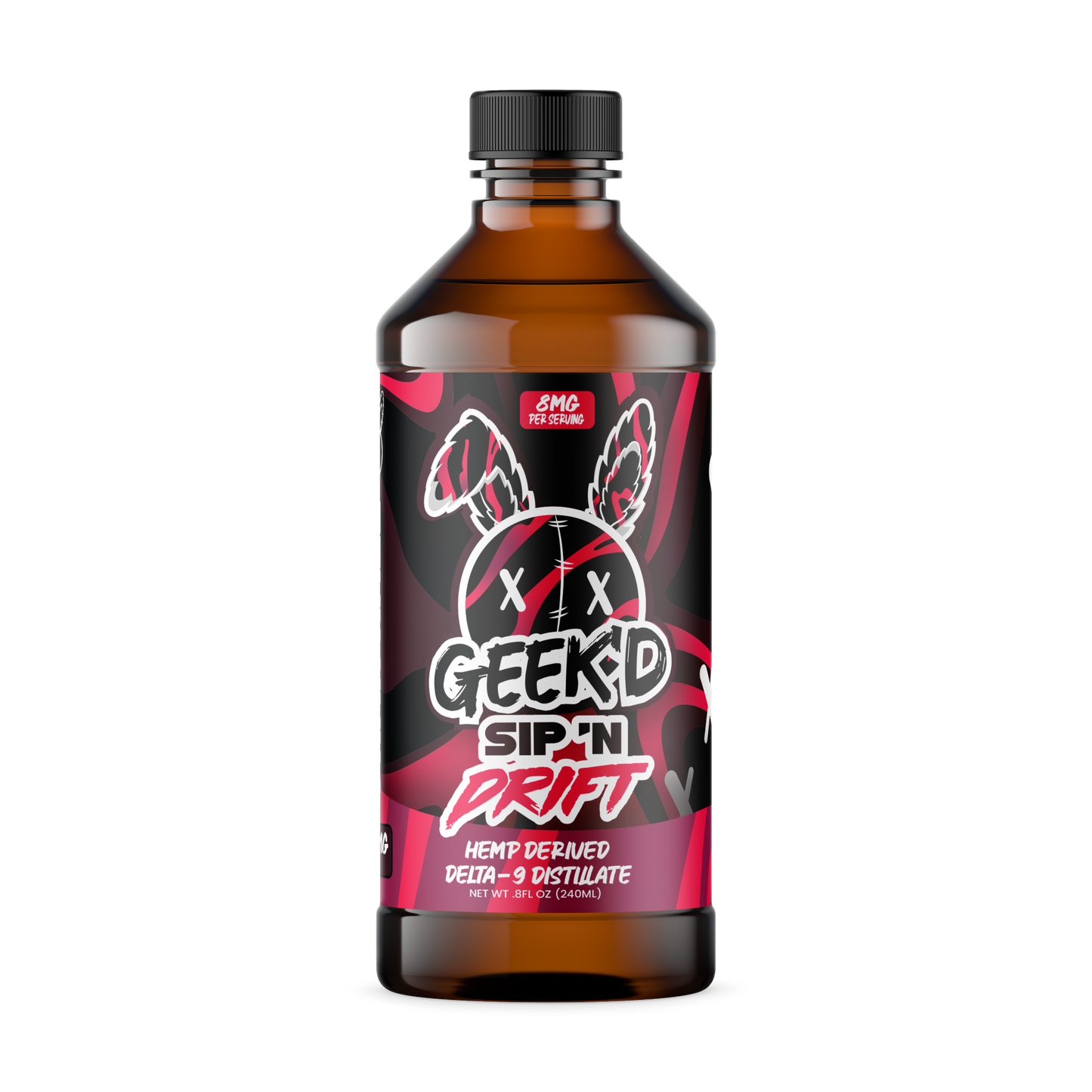 GEEK'D | D9 Hemp Syrup - 800mg