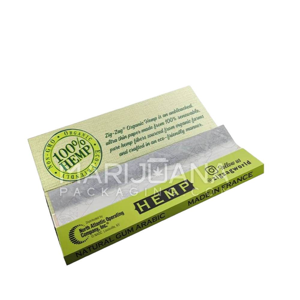 ZigZag | Organic Hemp 1 1/4 Size Rolling Papers | 78mm